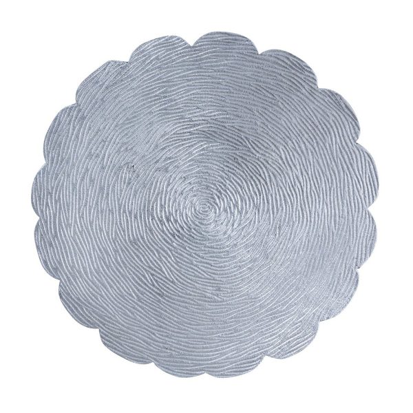 Dohányzóasztal ezüst színben 46 x 36 cm Rózsa