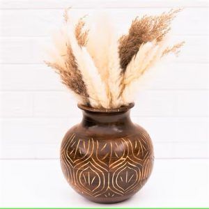Mangófa váza (kézzel faragott)