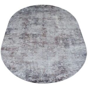 Antiallergén vintage szürke ovális szőnyeg 200 x 290 cm